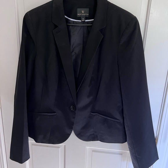 Worthington XL women’s blazer black - Picture 1 of 5